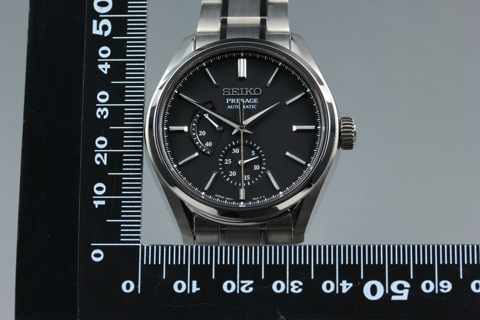 SEIKO Presage 6R27-00H0 SARW041 Black Automatic Date Men's Watch 40mm JAPAN