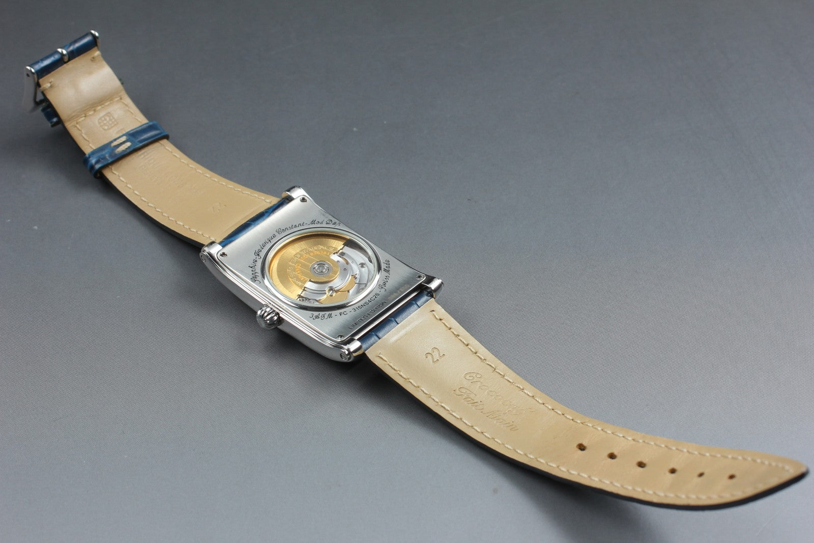 Limited [Exc+5 Box] FREDERIQUE CONSTANT FC-315NS4C26 Blue Automatic Men's Watch