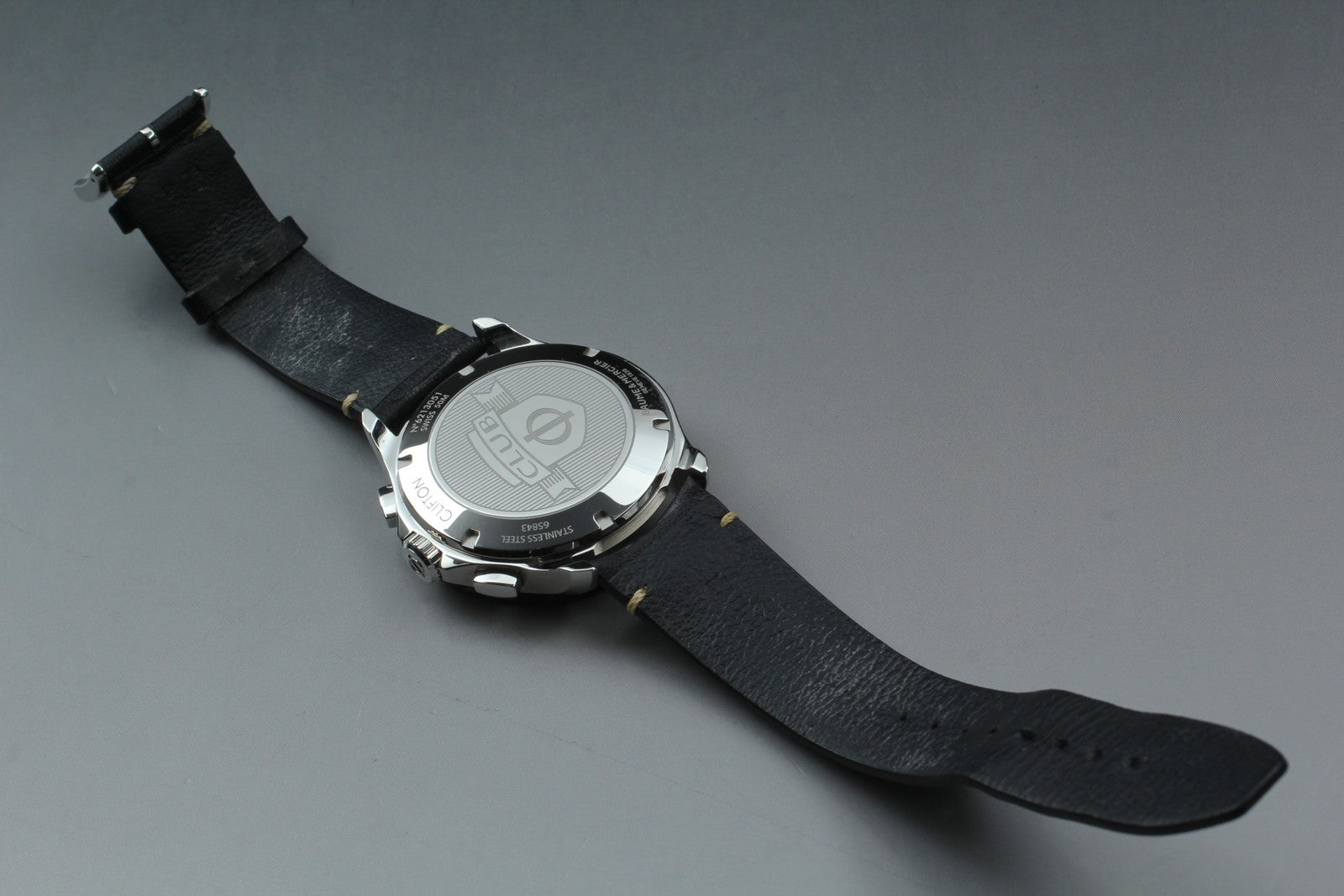 BAUME＆MERCIER Clifton 65843 Automatic Men's Black Dial Watch 44mm JAPAN Box