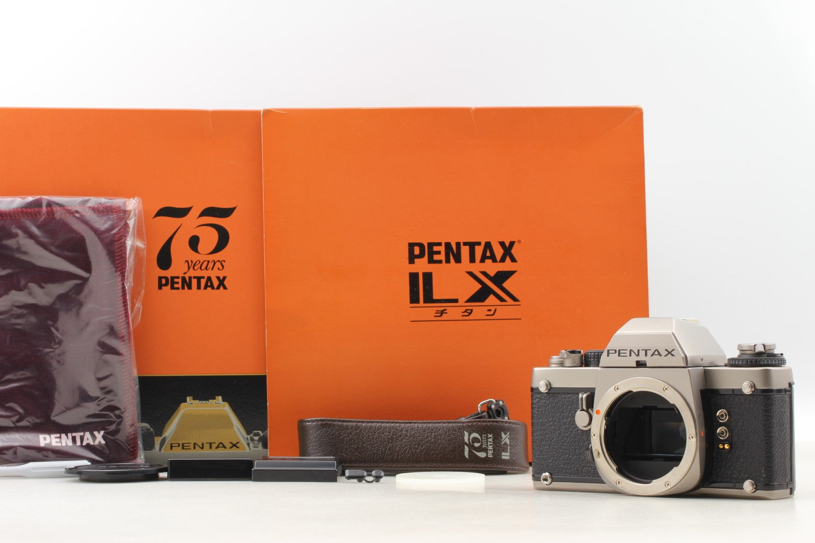 Rare [Unused in Box] Pentax LX ILX Titan 75th Film Camera From JAPAN