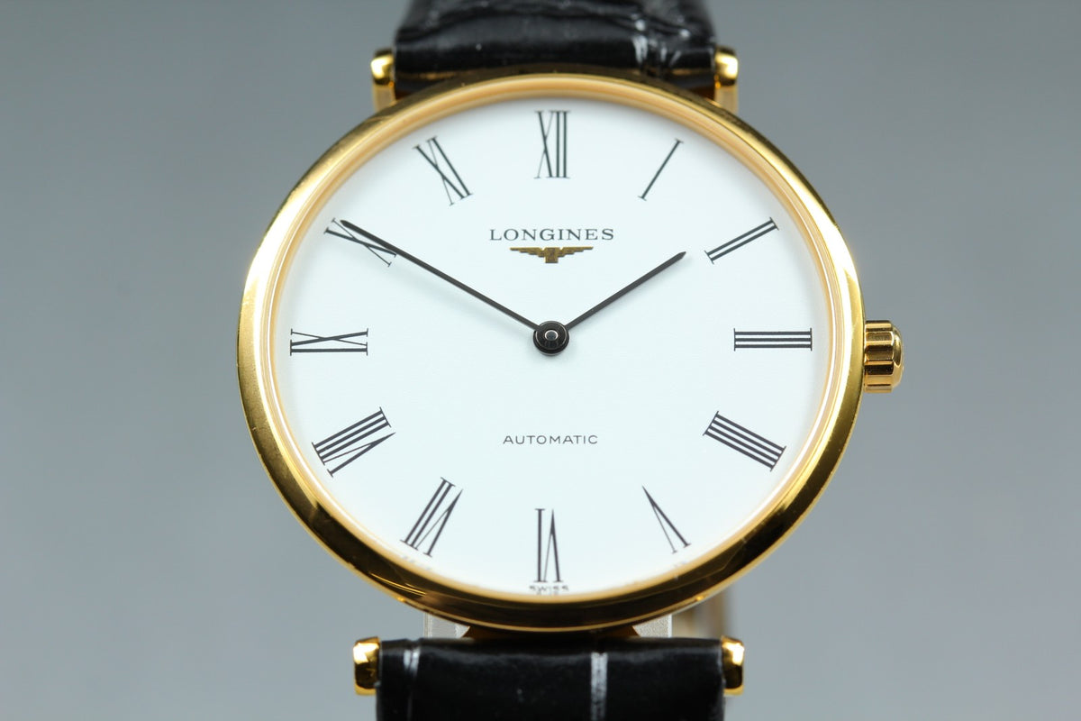 LONGINES La Grande Classique L4.708.2 Automatic White Men's Watch 34mm JAPAN