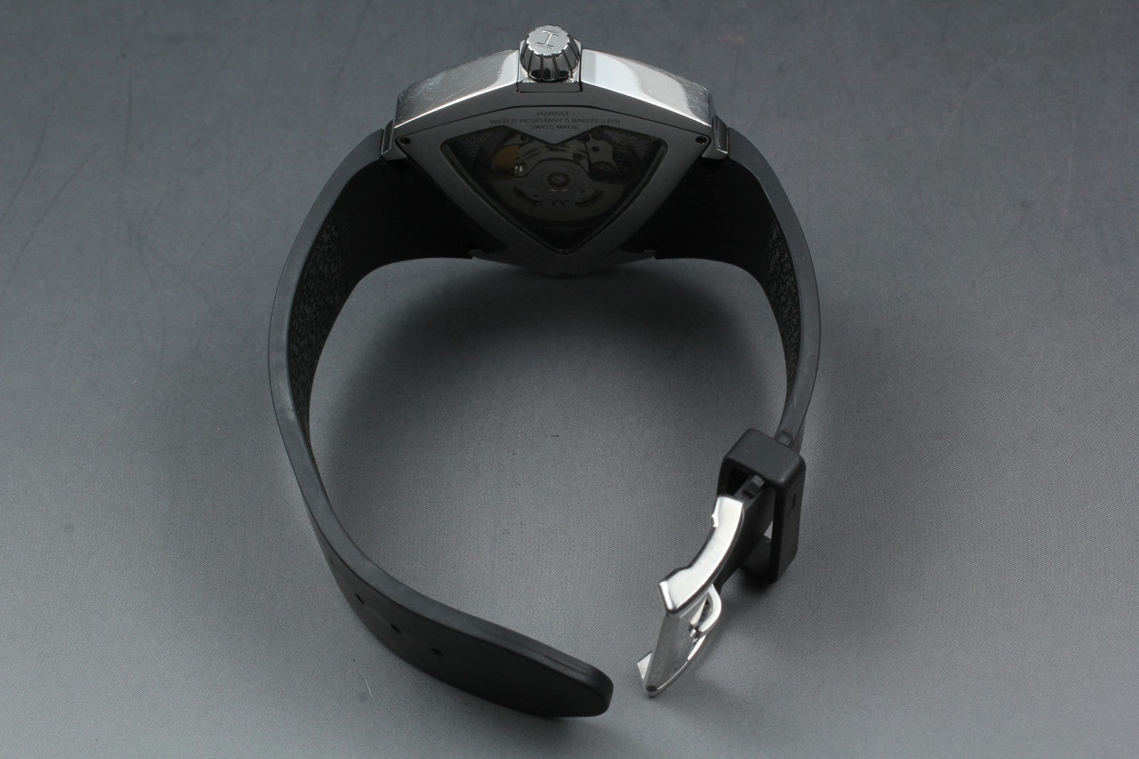 [Exc+5] HAMILTON Ventura XXL H246551 Black 45mm Automatic Men's Watch From JAPAN