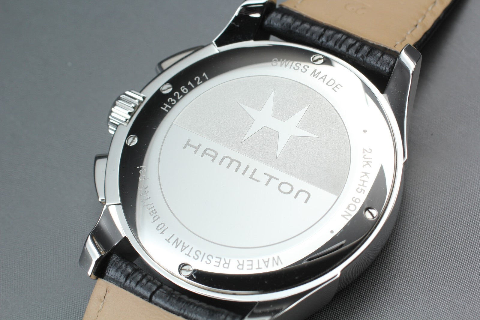 New Batt Hamilton Jazzmaster H326121 Quartz Blue Men's Watch 41mm JAPAN Exc+5