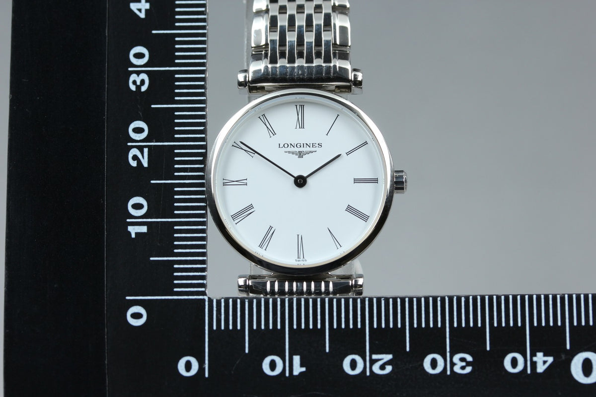 LONGINES La Grande Classique L4.209.4 Quartz White Women's Watch 24mm JAPAN Box