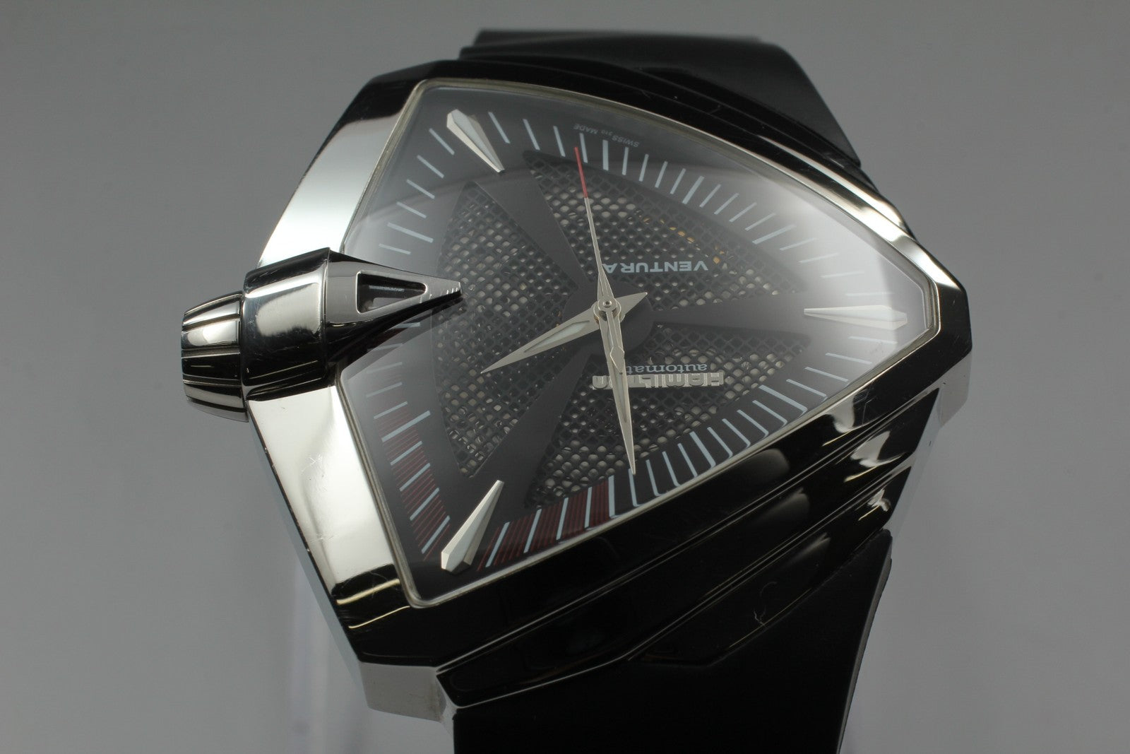 HAMILTON Ventura H246551 Black Dial Automatic Men's 26J Watch XXL 46mm JAPAN