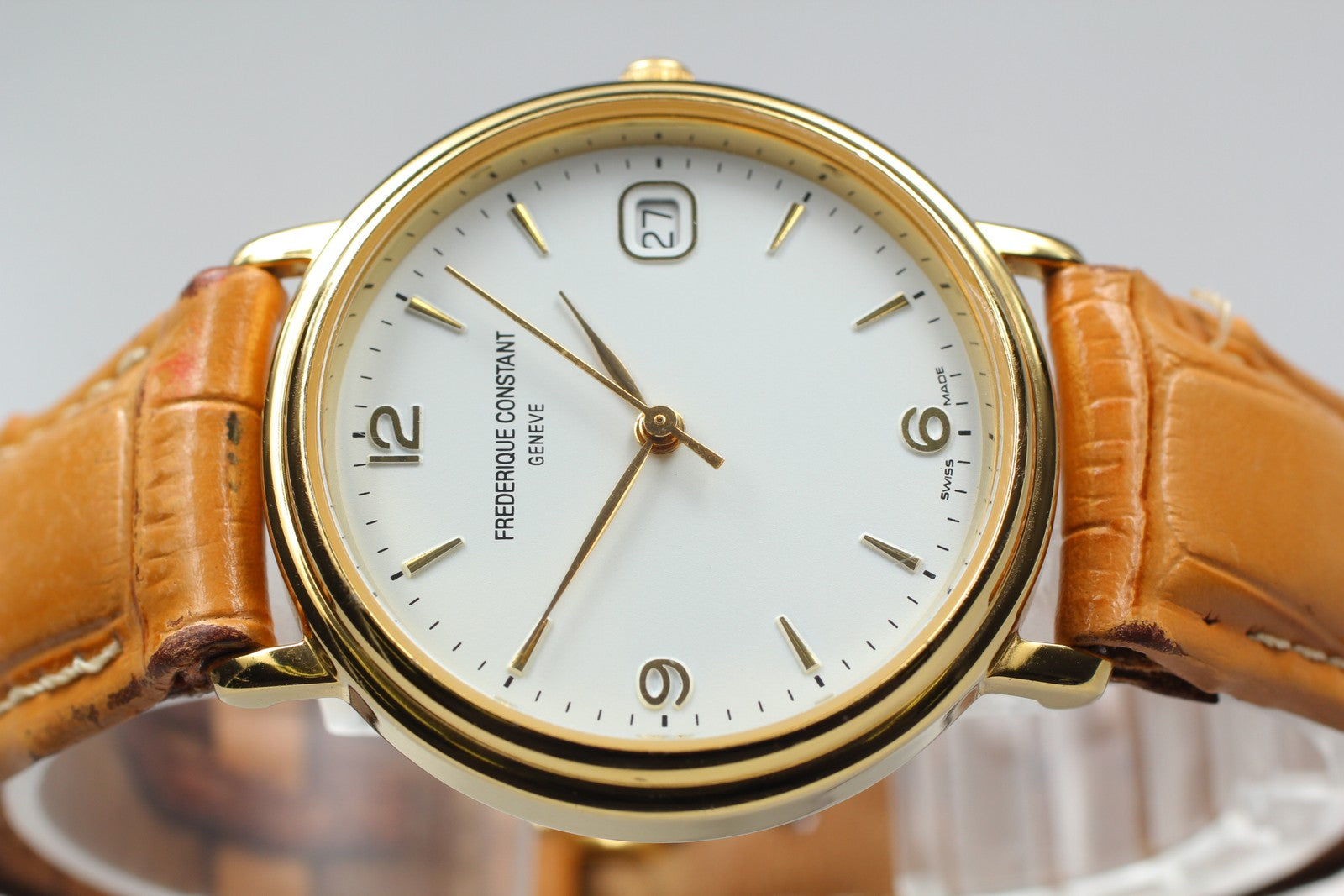 [Exc+5] FREDERIQUE CONSTANT FC300/310×35/36 White Automatic Men's Watch 35mm JP