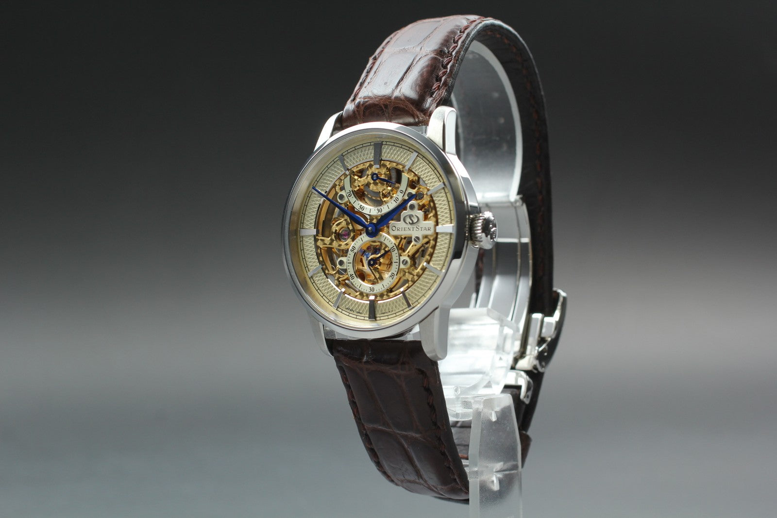 [Exc+5 Box] Orient Star F8B6-UAA0 Power Reserve Hand Winding Men's Watch JAPAN