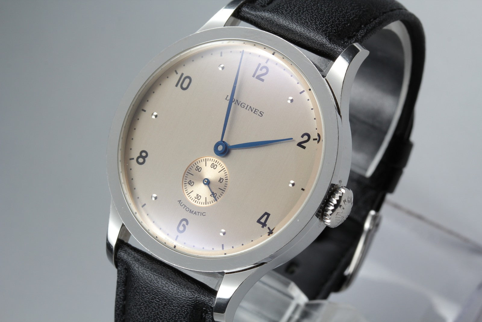 LONGINES Heritage Collection L2.813.4 Automat Gold Men's Watch 40mm JAPAN Box