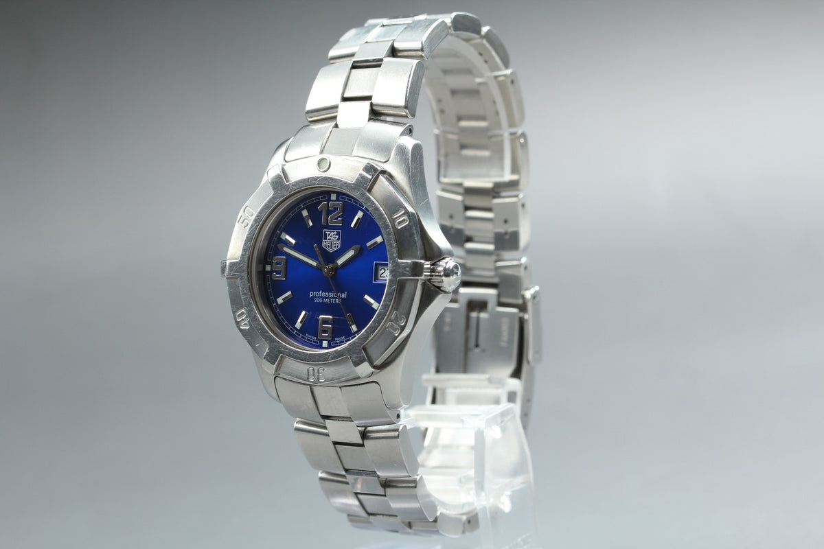 New Batt TAG HEUER Exclusive 2000 WN1112 Quartz Blue Dial Watch 39mm JAPAN Box