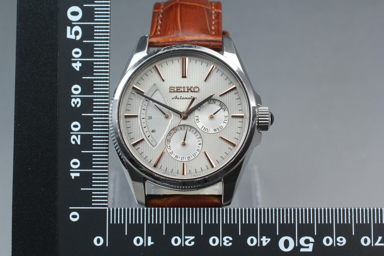 [Exc+5 Box] SEIKO Presage SARW033 6R21-01C0 Power Reserve AT Men's Watch JAPAN