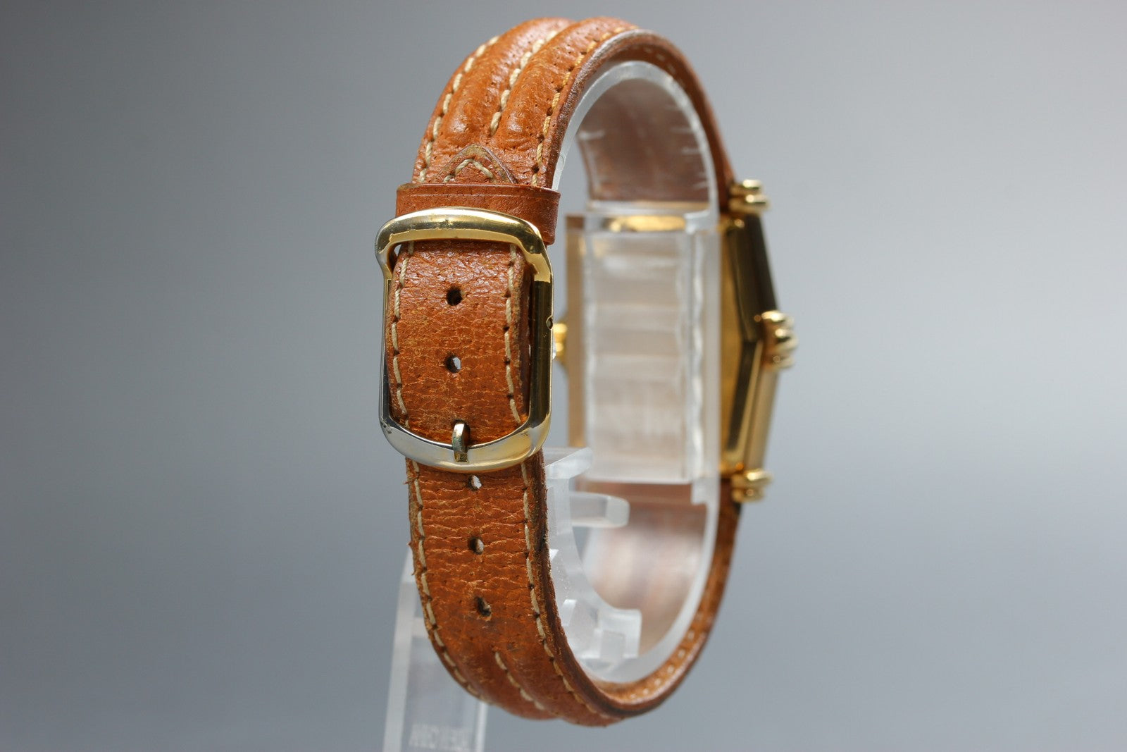 Jean d'eve Sectora Gold 25mm Gold Brown Women's Quartz Watch Vintage [Box]