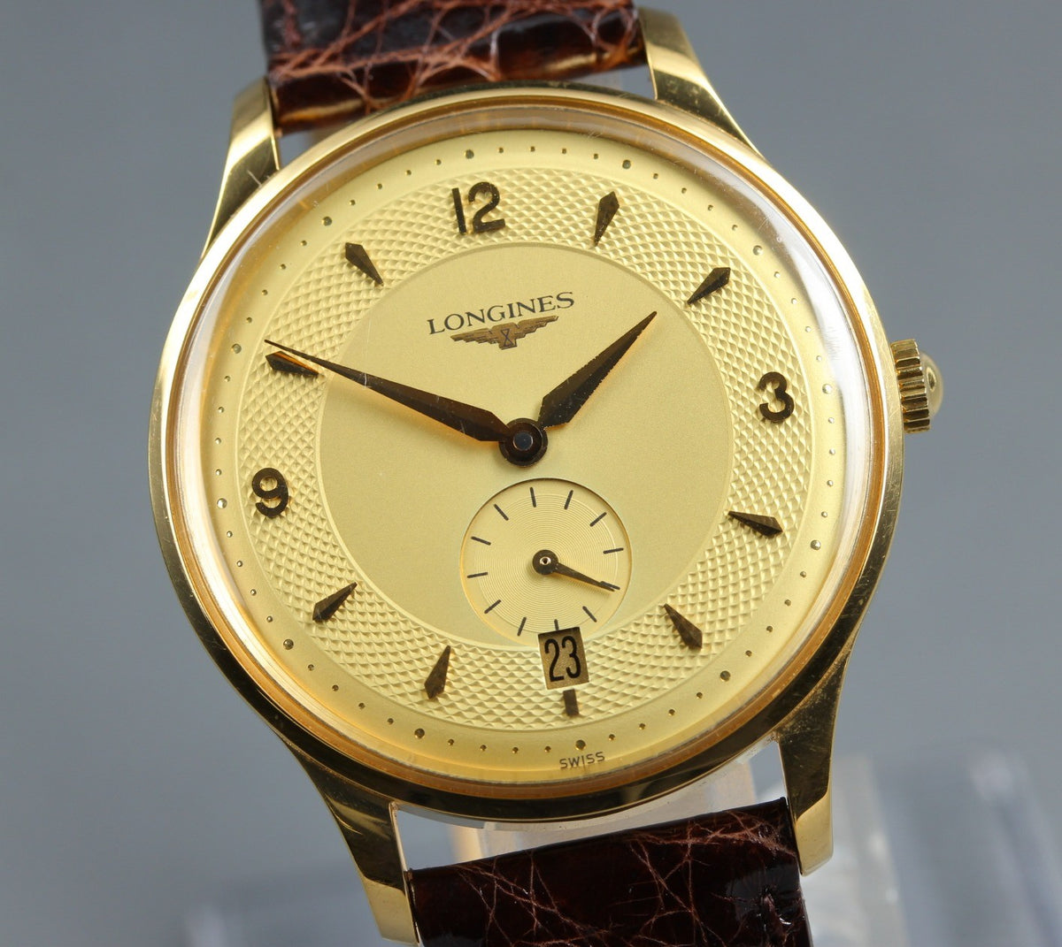 Longines Les Grandes Classiques L4.685.2 35mm Gold Brown Automatic Men's Watch