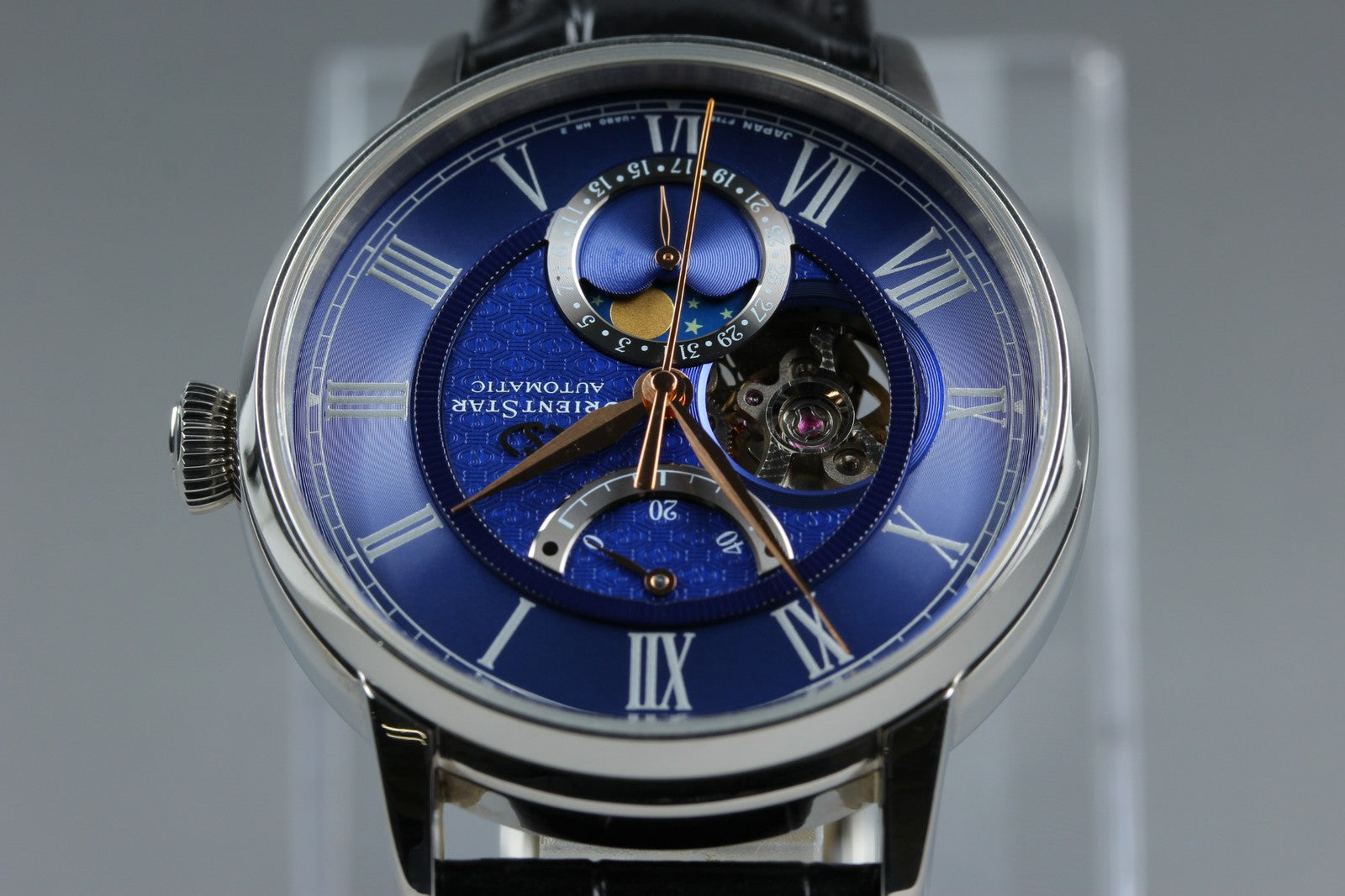 ORIENT Star Classic F7X6-UAB0 Automatic Blue Dial Date Men's Watch 41mm JAPAN