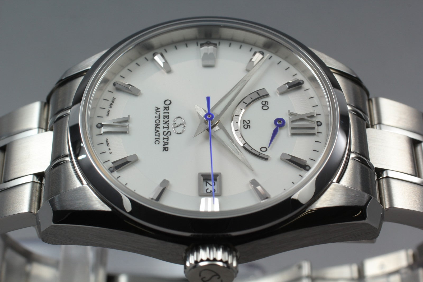 [Near MINT Box] Orient Star F6N4-UAD0 Power Reserve White Automatic Men's Watch