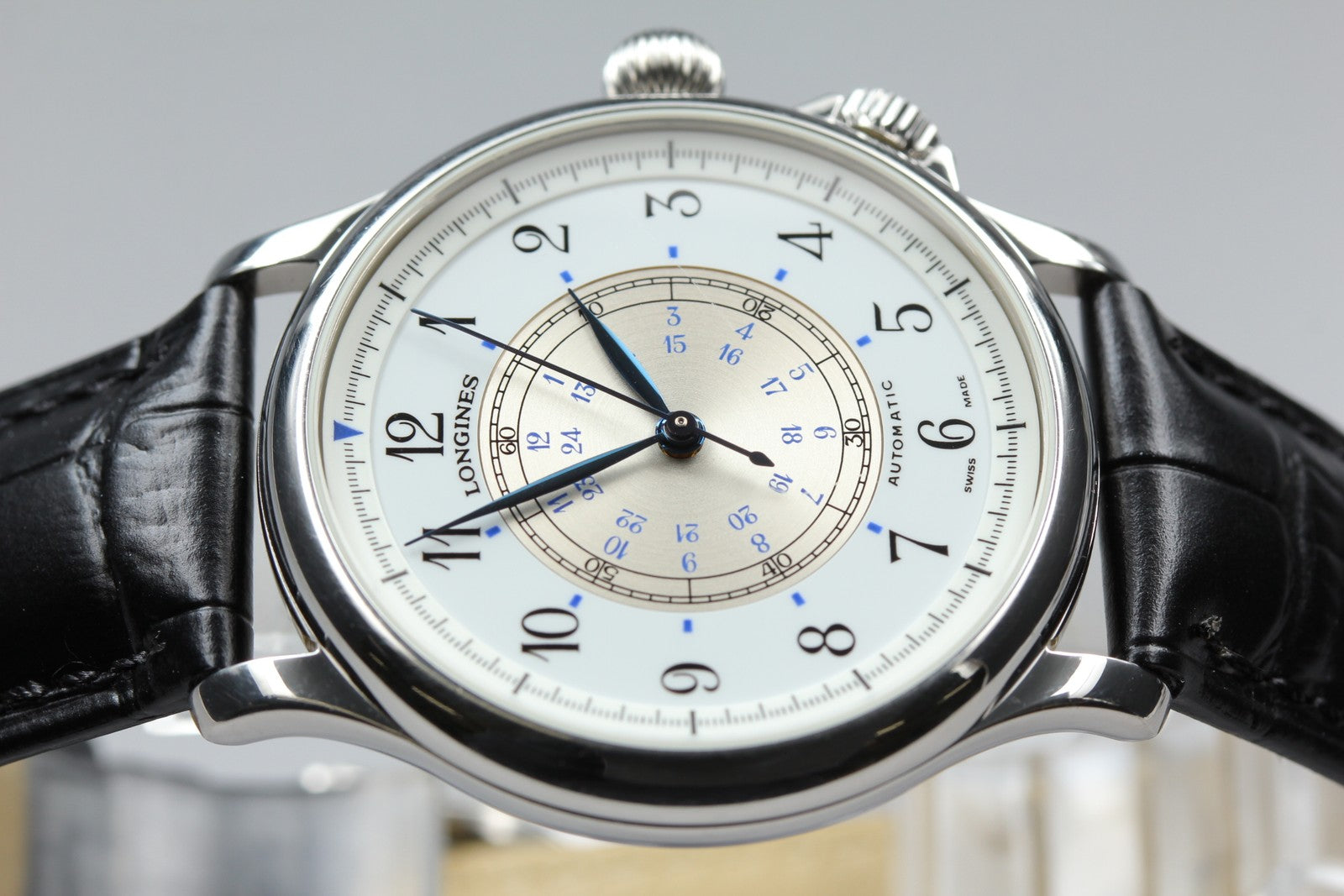 Overhauled [Exc+5 Box] Longines Navigation L2.605.4 38mm AT Men's Watch Limited