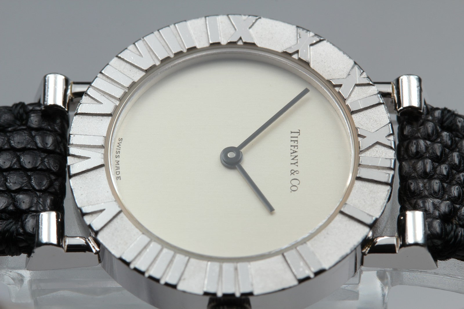 Tiffany & Co Atlas L0640 Sterling Silver 925 24mm Woman's Quartz Watch [Box]