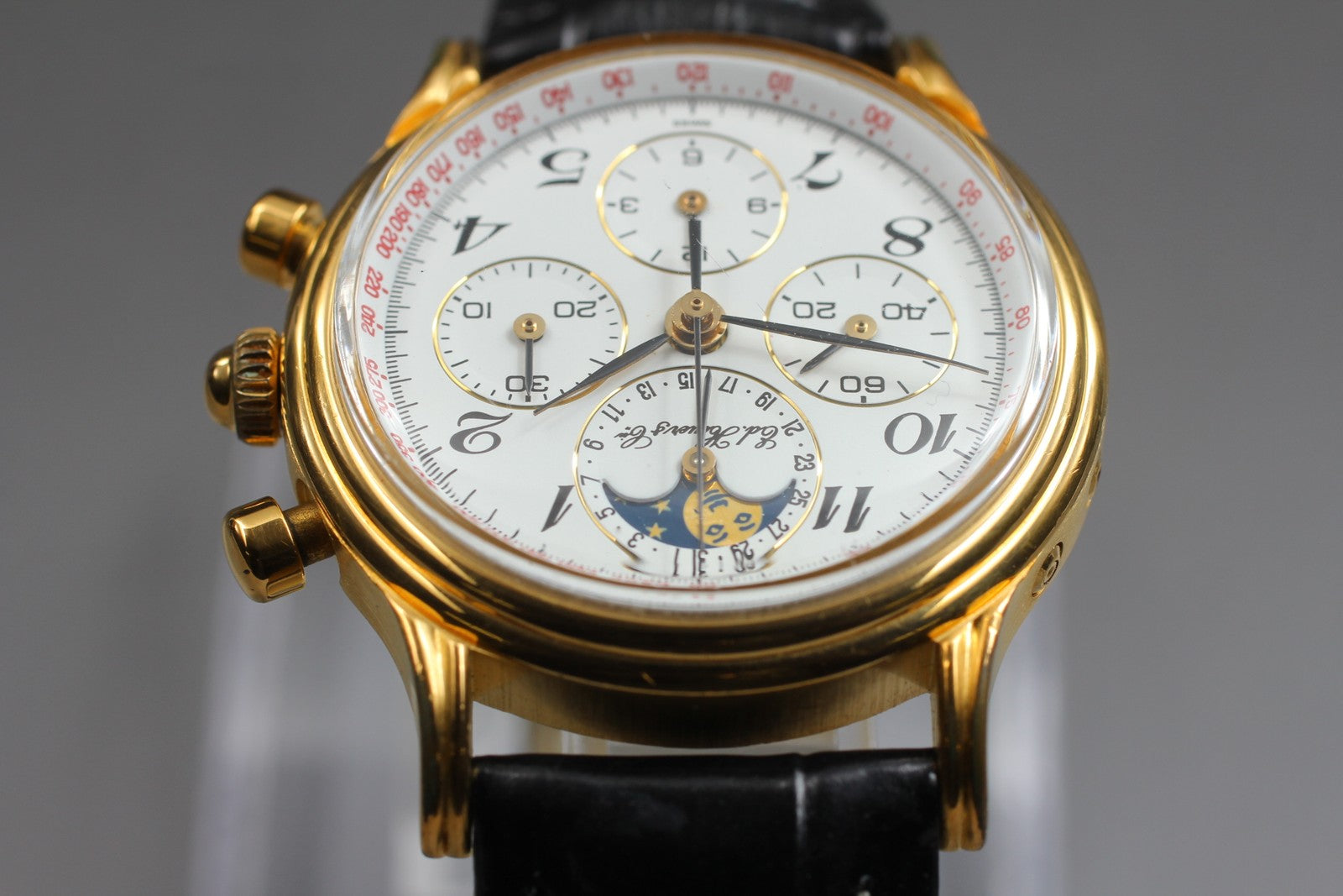 TAG Heuer Edward Heuer 125th Anniversary 188.205/1 Manual Men's Watch 34mm JAPAN