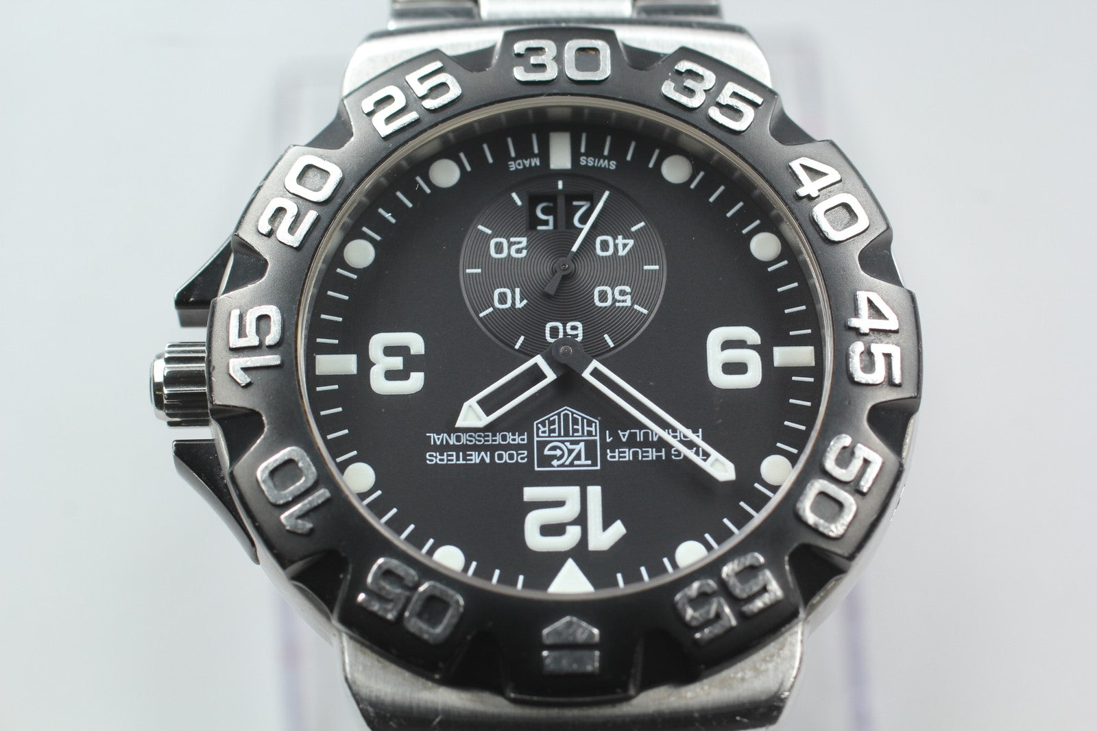 TAG Heuer Formula 1 WAH1010 Black Dial Quartz Men's Watch 44mm From JAPAN