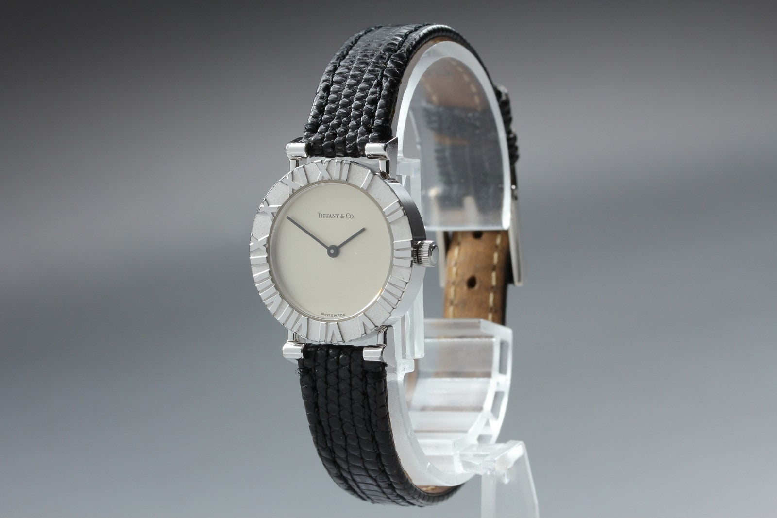 Tiffany & Co Atlas L0640 Sterling Silver 925 24mm Woman's Quartz Watch [Box]