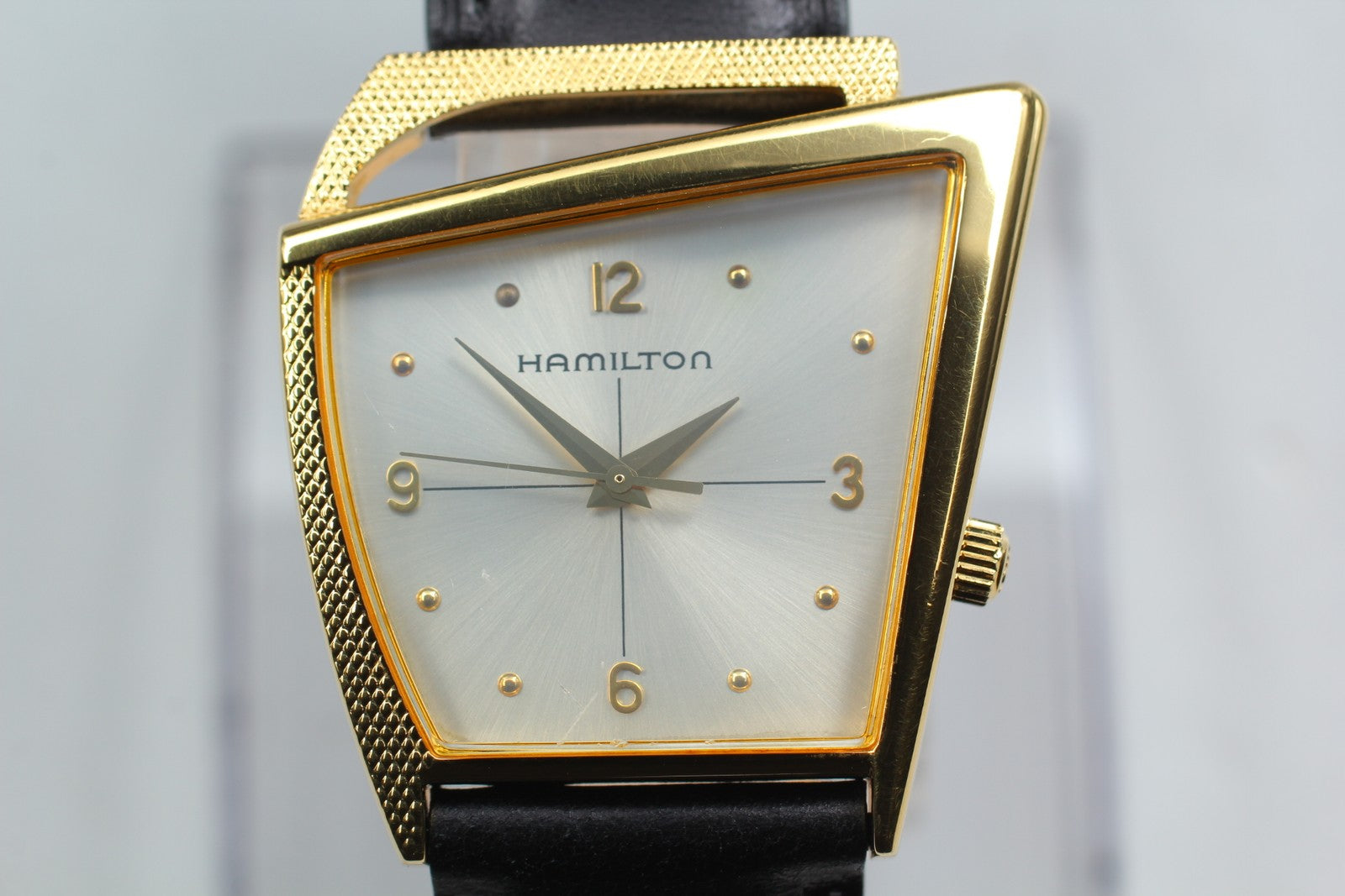 Hamilton 6230 Flight II REGISTERED EDITION Gold Quartz Men's Watch Vintage [Box]