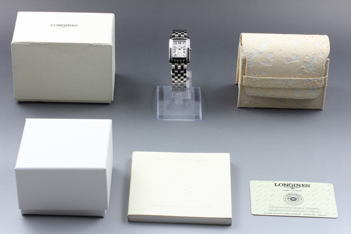 Longines L5.502.4 Dolce Vita Silver Bracelet 22mm Women's Quartz Watch [Box]