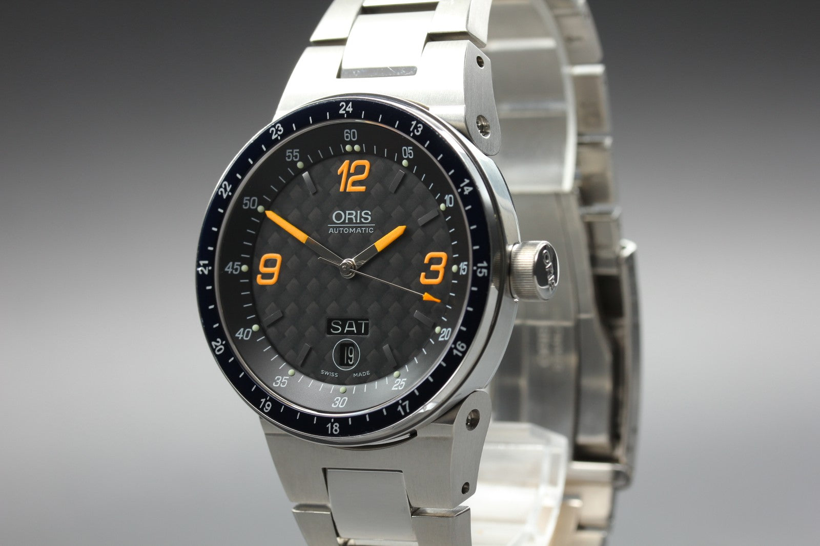 ORIS Williams F1 Team 7595 Date Black Dial Automatic Day/Date Men's Watch [Box]
