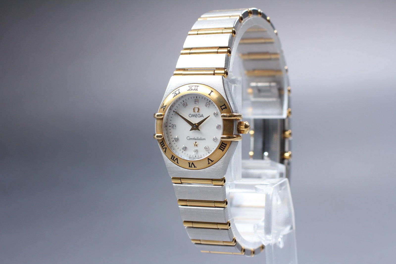 [Exc+5] OMEGA Constellation Cal.1456 12P Diamond 22mm Quartz Women's Watch