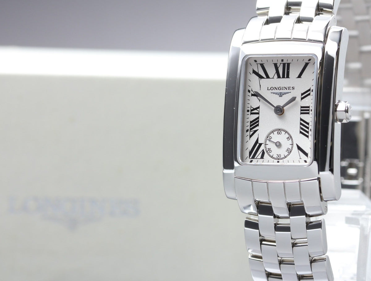 Longines L5.502.4 Dolce Vita Silver Bracelet 22mm Women's Quartz Watch [Box]