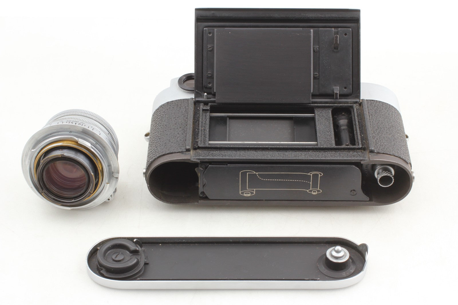 [N MINT+++] Leica Leitz M2 Silver 35mm Film Camera + 50mm 5cm f2 Summicron JAPAN