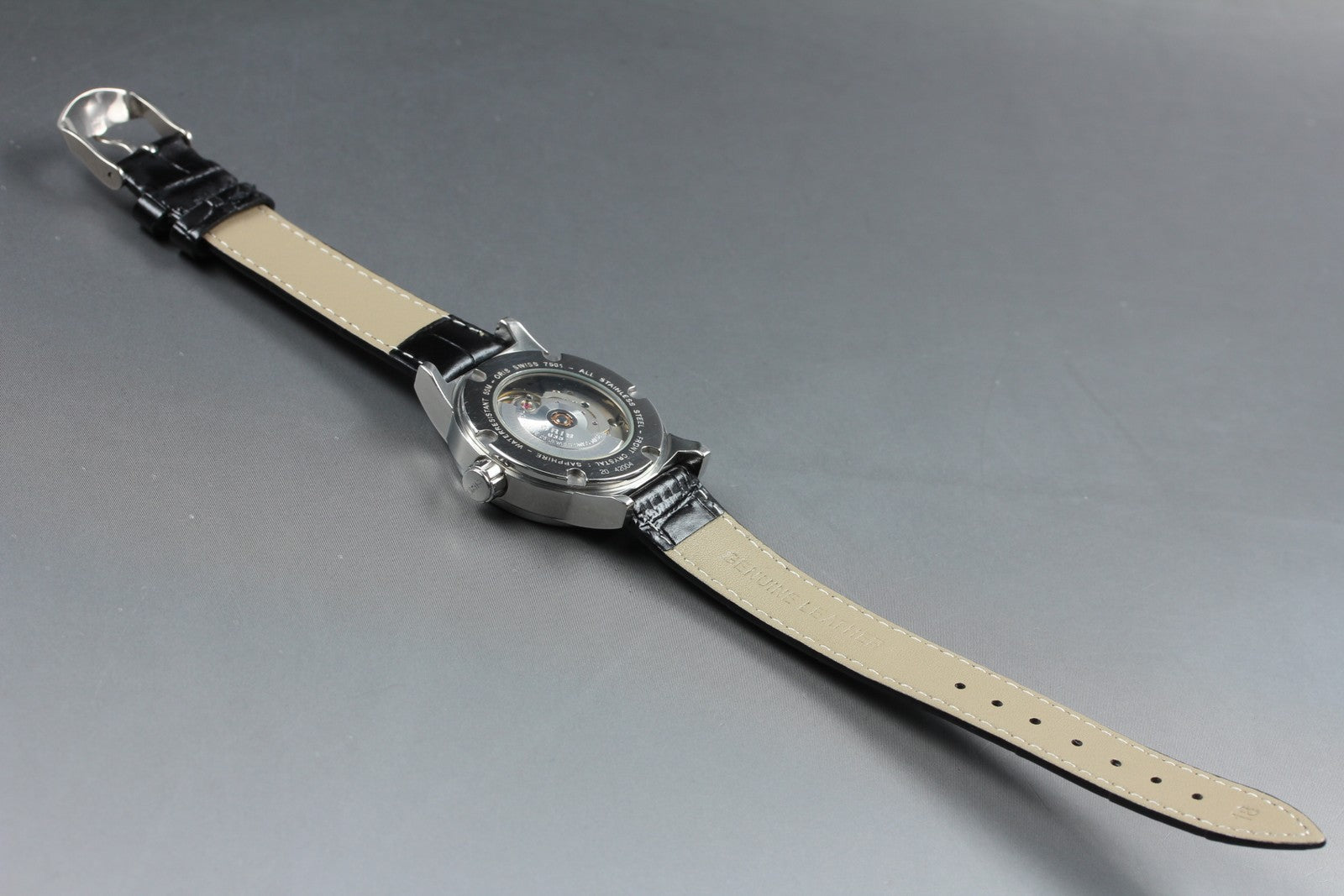 Vintage ORIS Big Crown 7501 Automatic White Day/Date Men's Watch 34mm JAPAN