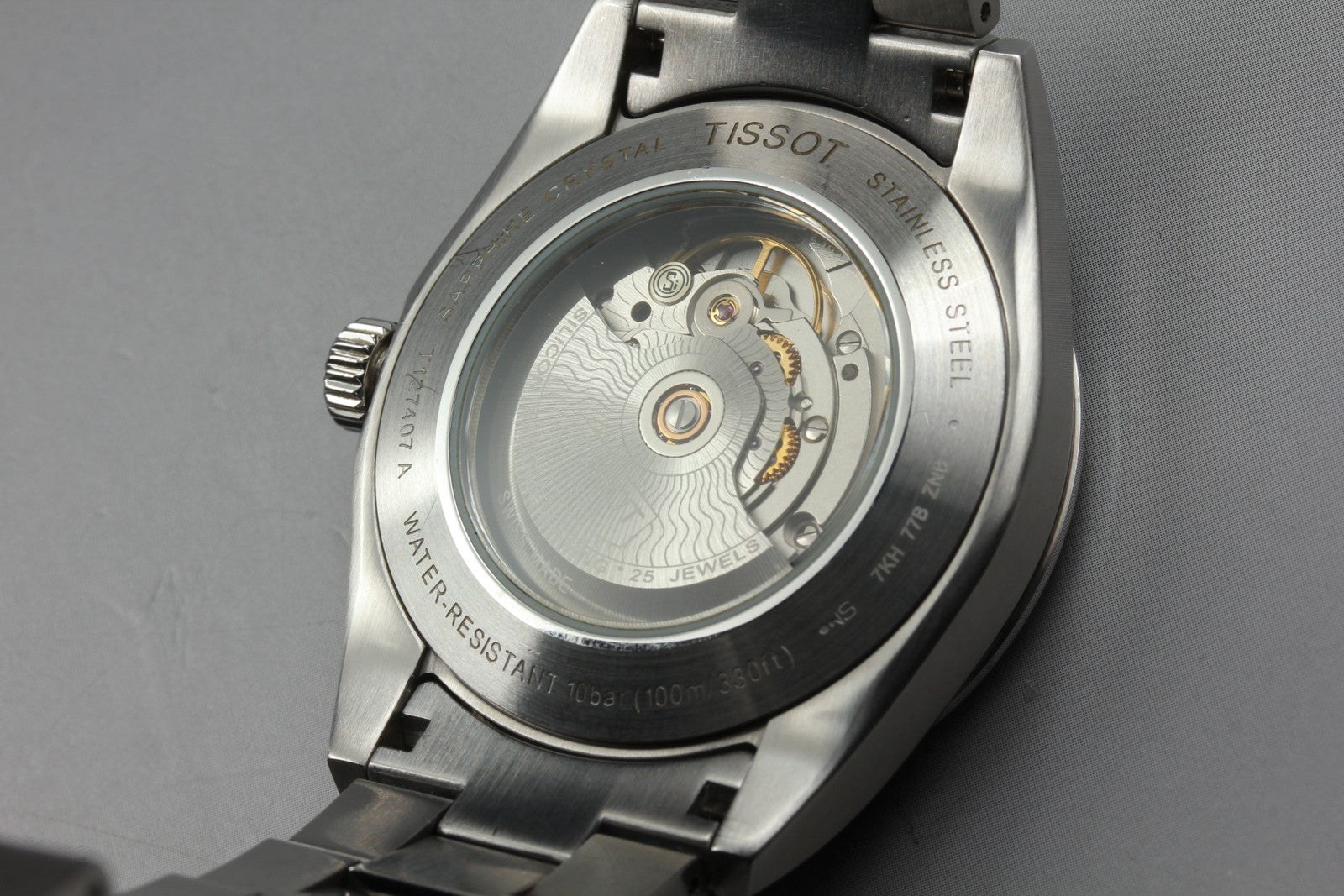 TISSOT Gentleman T127407A Automatic Black Date Men's Watch 40mm JAPAN Box