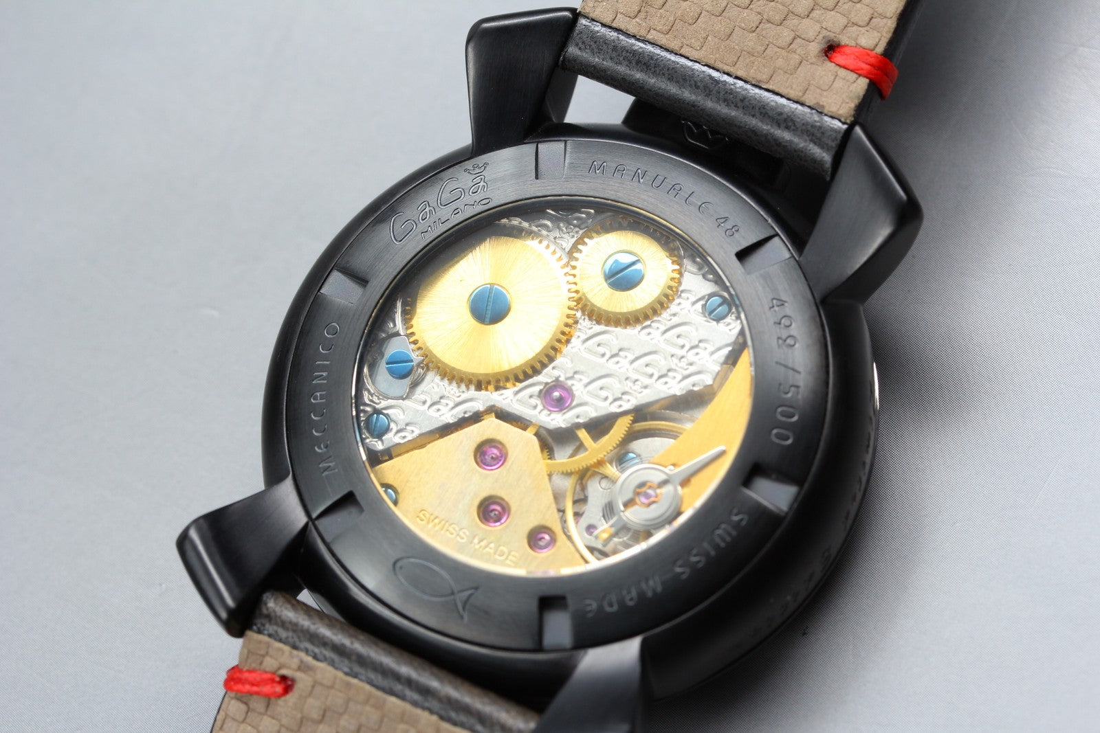 GaGa MILANO Manuale 48 Limited to 500 Automatic Men's Watch 48mm JAPAN Box