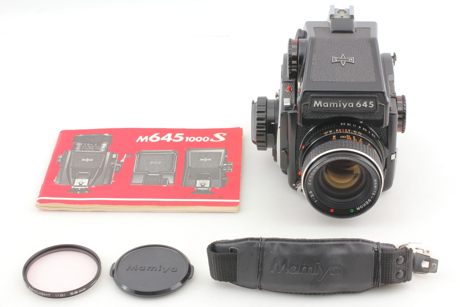 [Near MINT] Mamiya M645 1000S Film Camera + Secor C E 70mm f2.8 Lens 6x4.5 JAPAN