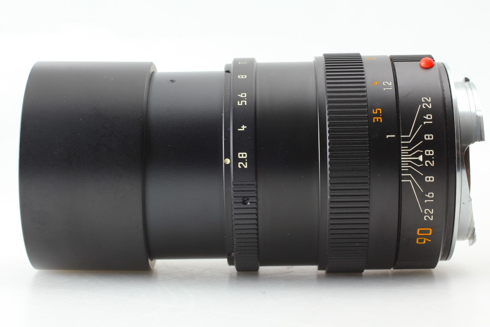 [MINT w/Case] Leica Elmarit M 90mm f2.8 E46 Black Lens From JAPAN