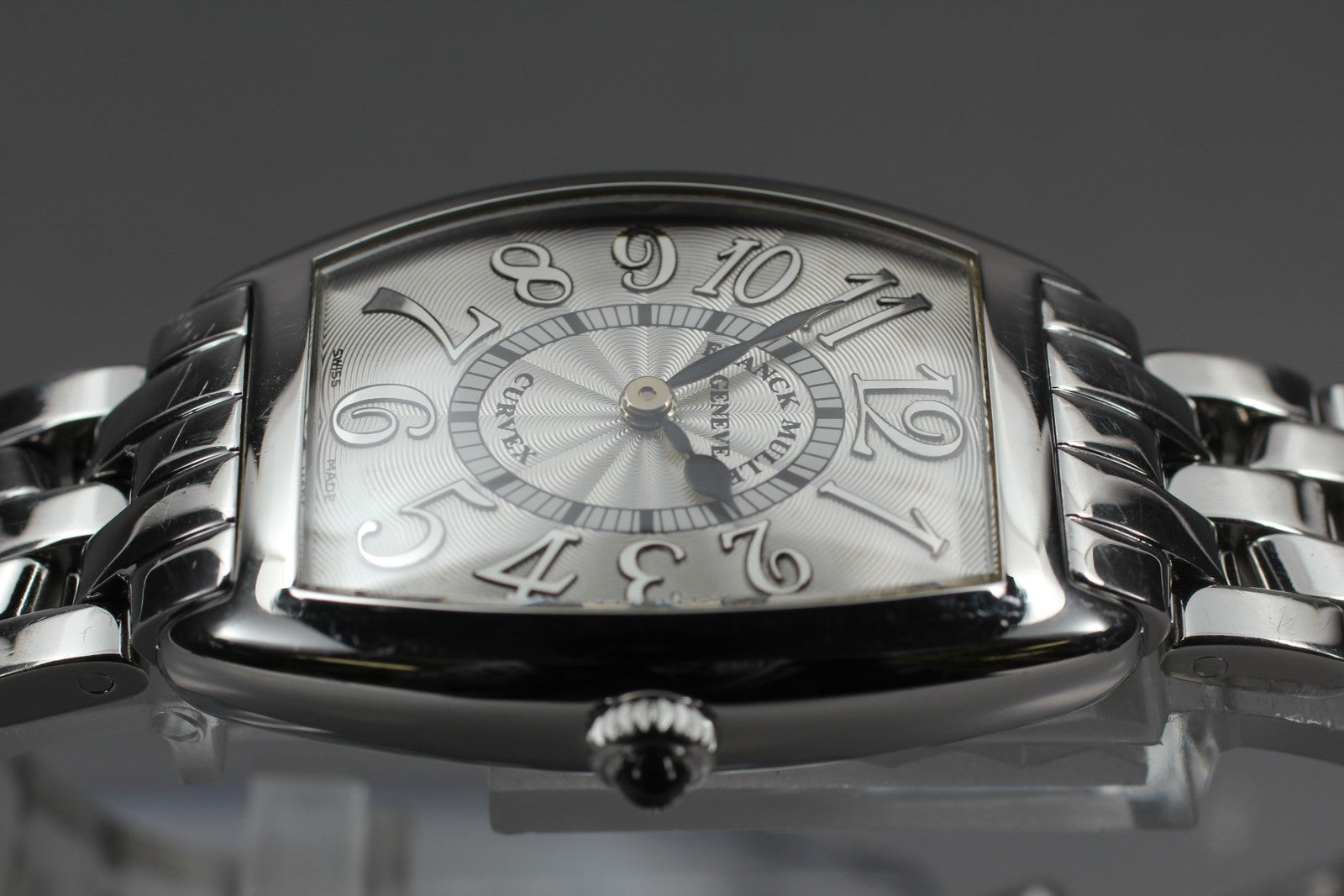 [Exc+5 Box] Franck Muller Tonneau Curvex 1752QZ Silver Women's Quartz Watch JP