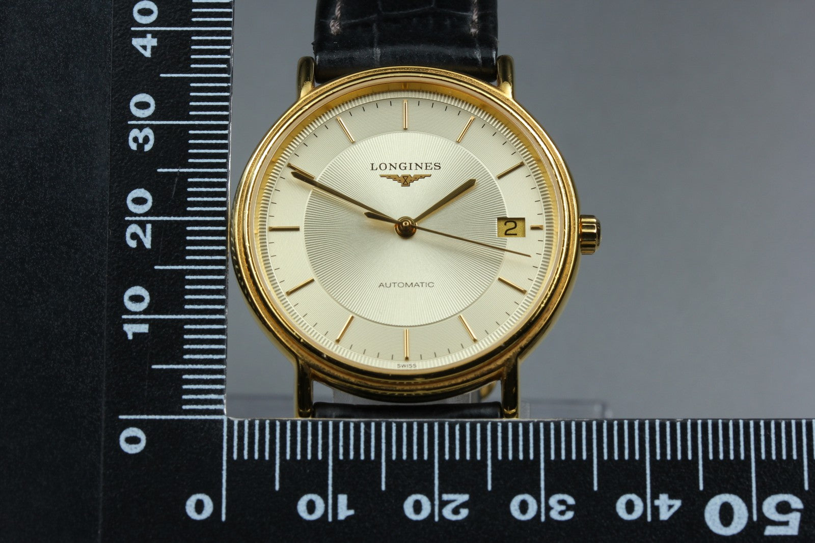 Vintage LONGINES Grand Classic L4.721.2 Automatic Gold Women's Watch 34mm JAPAN