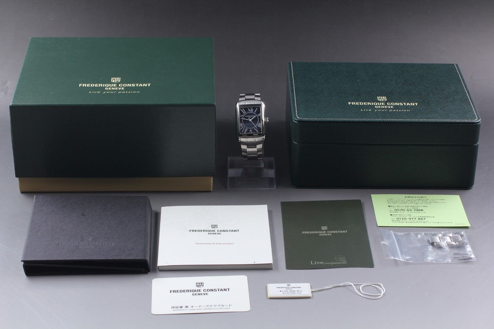 [N MINT]Box FREDERIQUE CONSTANT Classic FC-245X4C2/4/6 Quartz Watch 30mm JAPAN