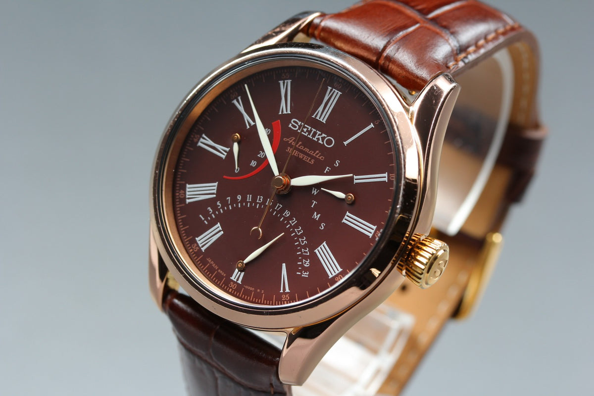 [Limited] SEIKO Presage 6R24-00J0 SARD014 Gold Brown AT Men's Watch JAPAN BOX