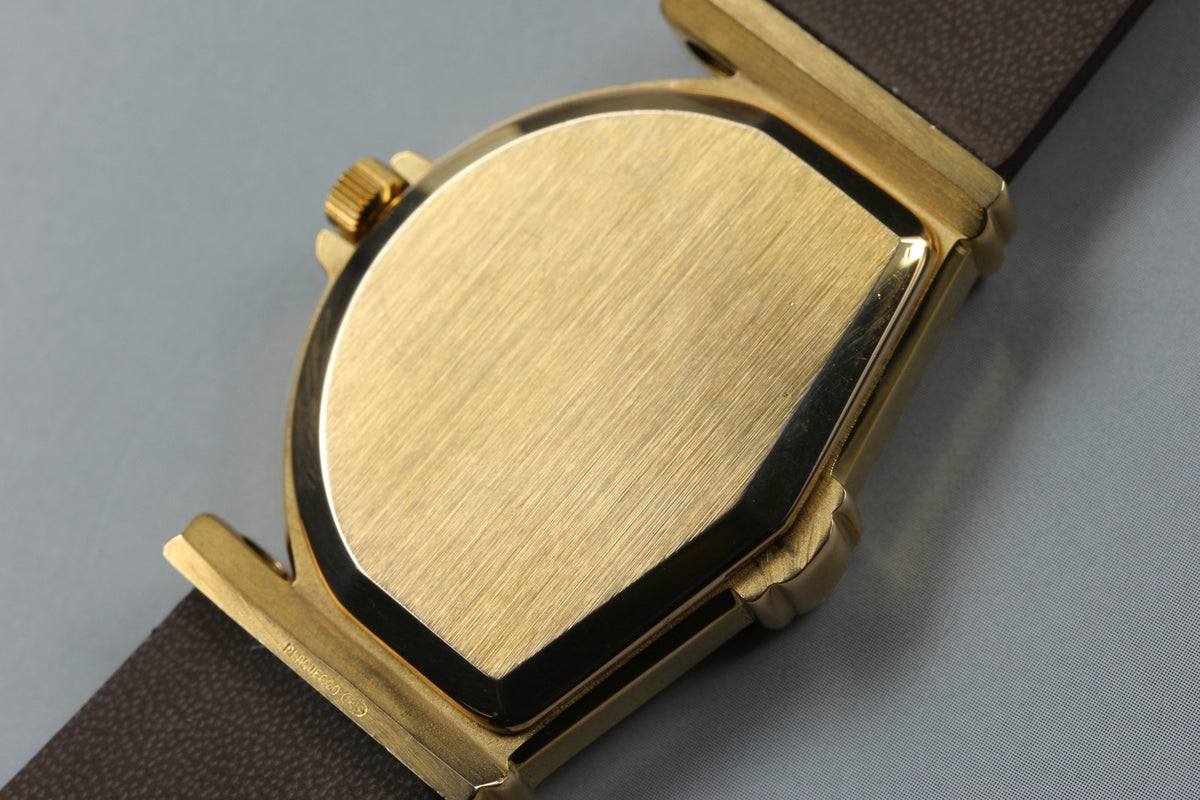 Jean D'Eve Sectora Gold Ivory Dial 30mm Men's Quartz Watch Vintage [Box]
