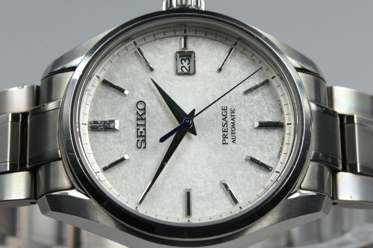 SEIKO PRESAGE 6R15-04A0 SARX055 White Snowflake Titanium AT Men's Watch JAPAN