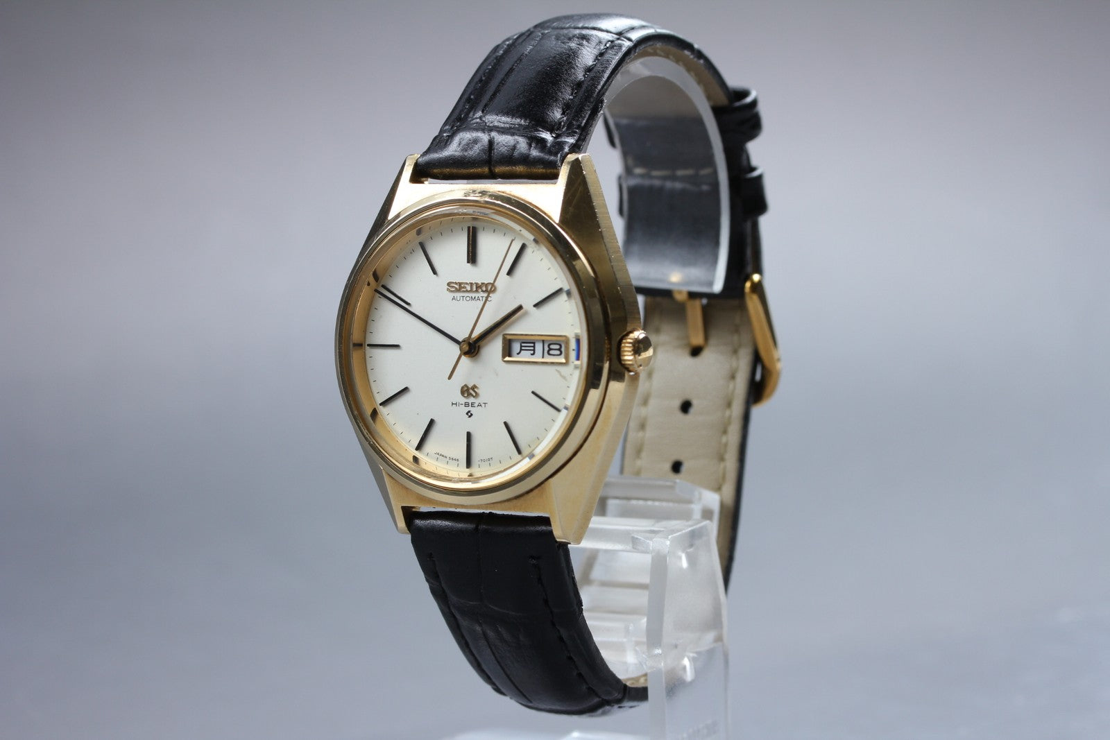 Vintage SEIKO Grand Seiko GS 5646−7010 Automat Men's Watch 36mm JAPAN