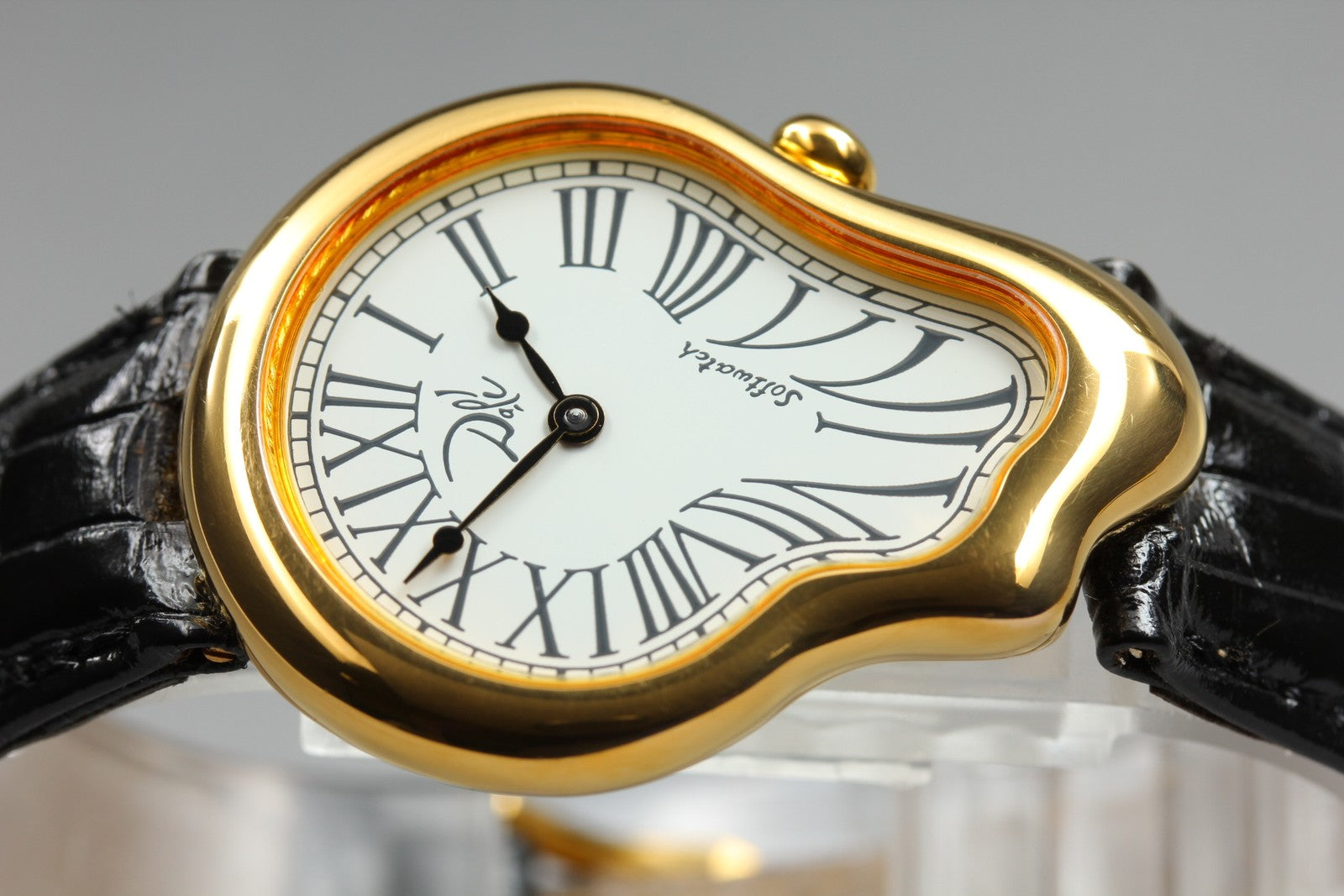[Overhauled] Salvador Dali Softwatch 121257 32mm Gold Black Unisex Quartz Watch