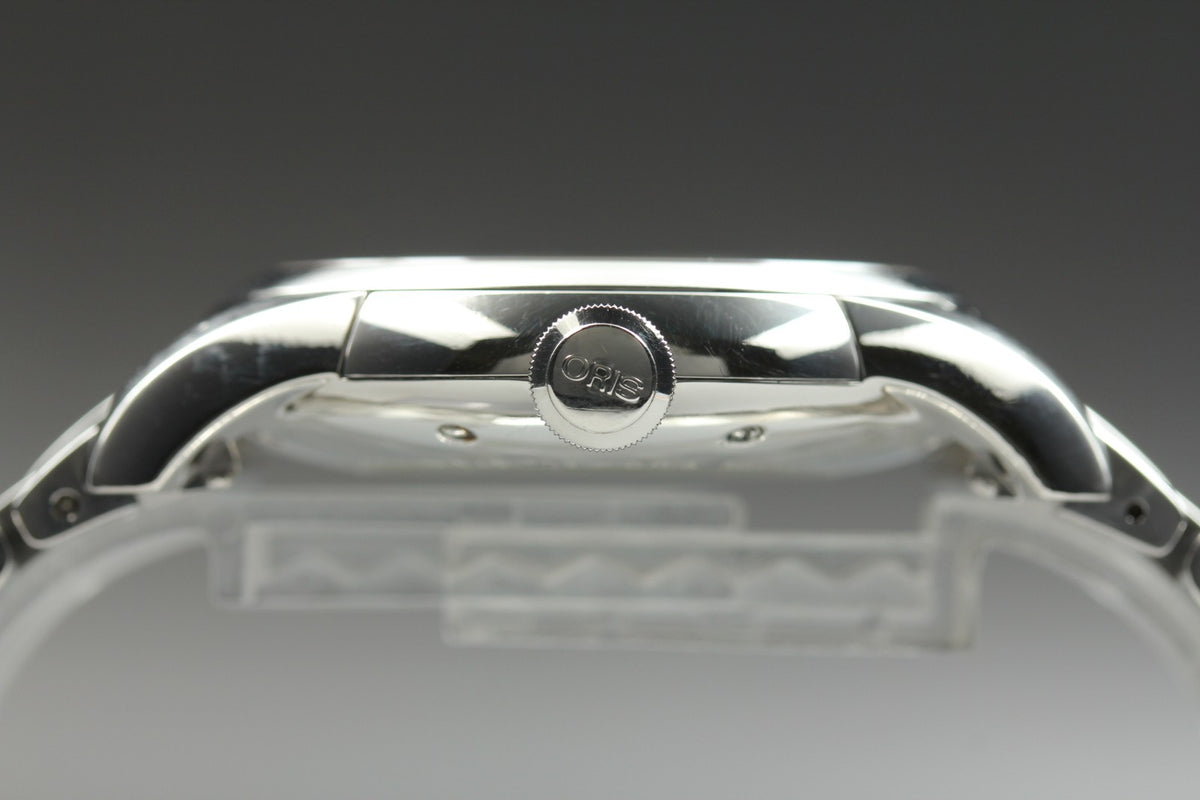 ORIS Artelier Pointer Date 7545A Automatic Small Second Men's Watch 42mm JAPAN