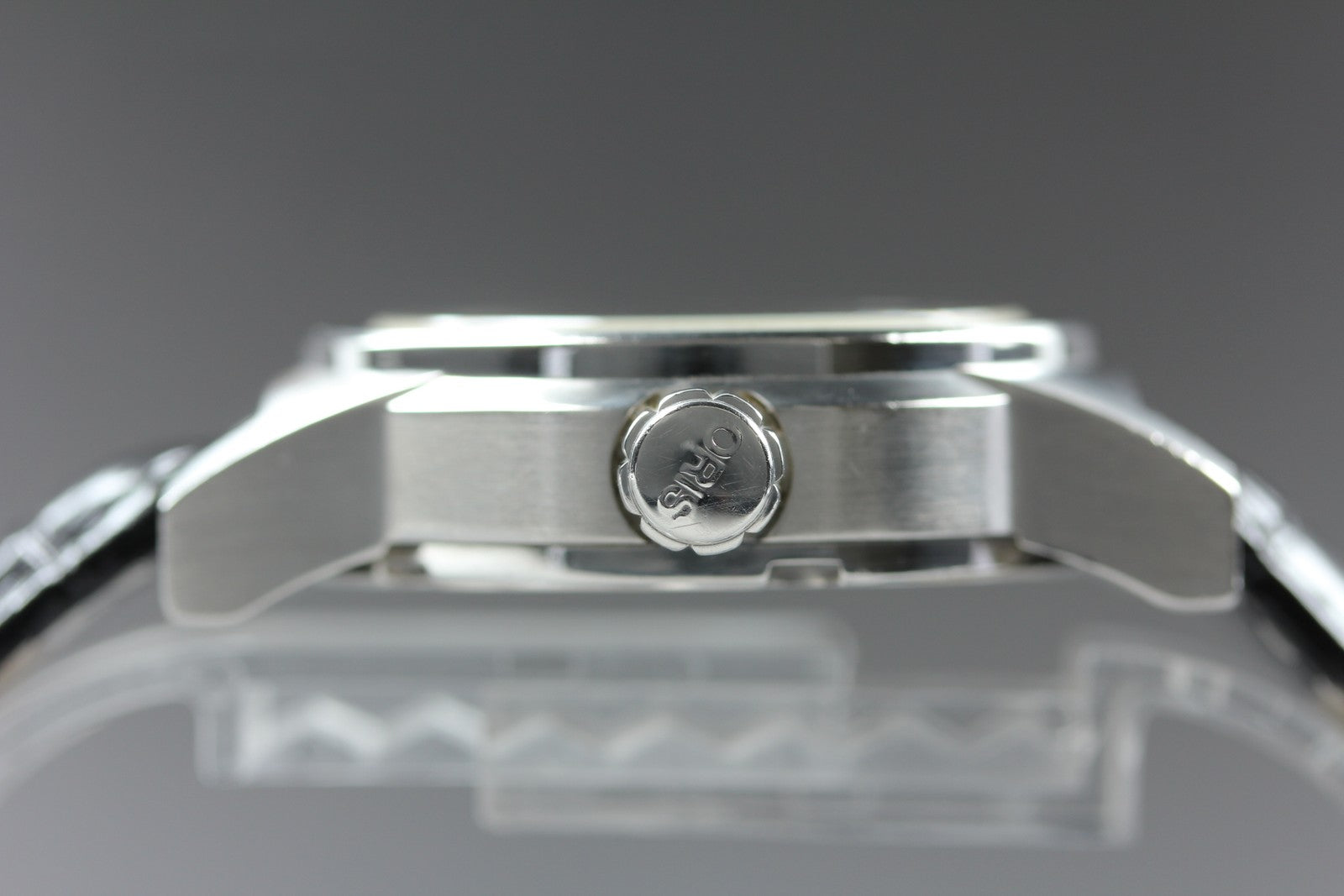Vintage ORIS Big Crown 7501 Automatic White Day/Date Men's Watch 34mm JAPAN