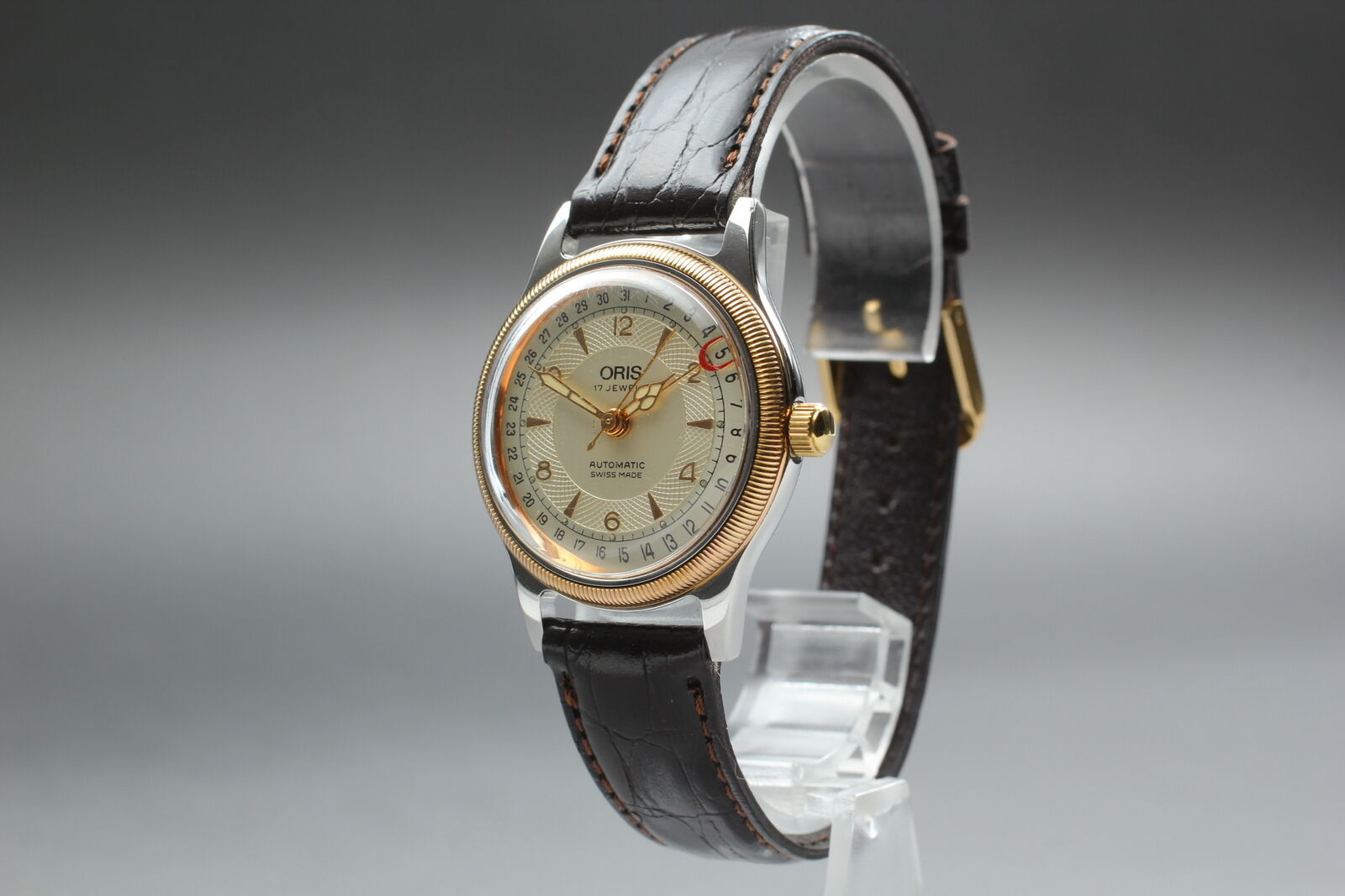 [Exc+5] Vintage ORIS Big Crown 7400B Silver Automatic Women's Watch From JAPAN