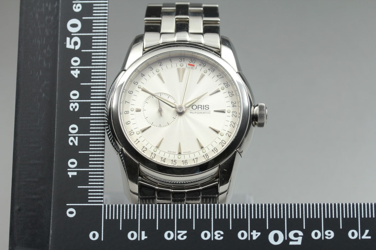 ORIS Artelier Pointer Date 7545A Automatic Small Second Men's Watch 42mm JAPAN