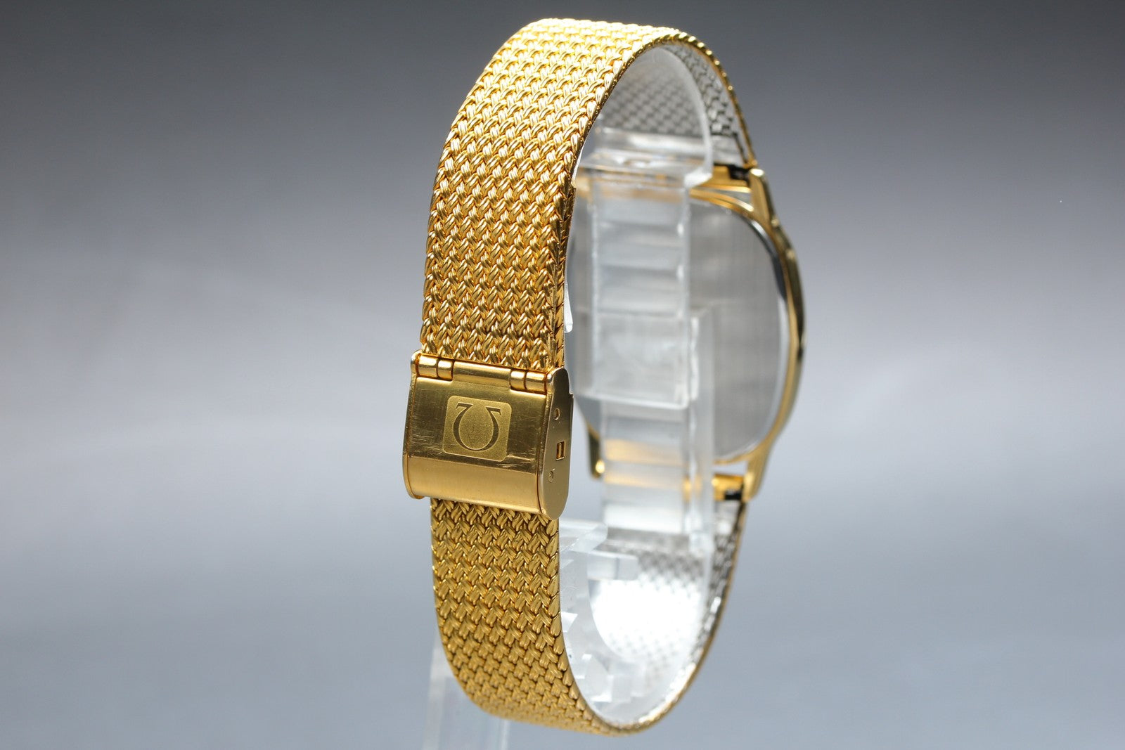 [Exc+5 Box] Omega De Ville 191.0220 Cal.1434 28mm Gold Dial Quartz Men's Watch