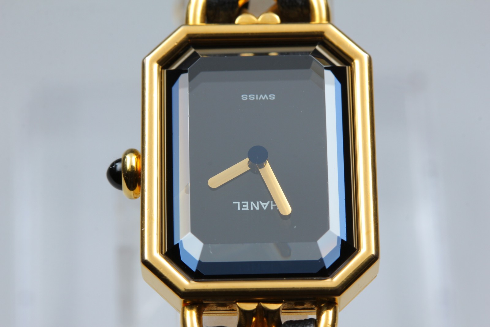[Overhauled] CHANEL Premiere L Size Black Dial Gold 20mm Quartz Women’s Watch