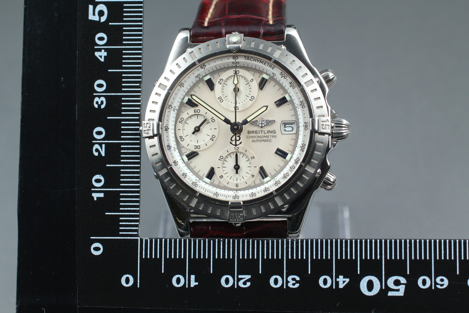 [Exc+5 Box] BREITLING Chronomat A13352 Chronograph White AT 39mm Men's Watch