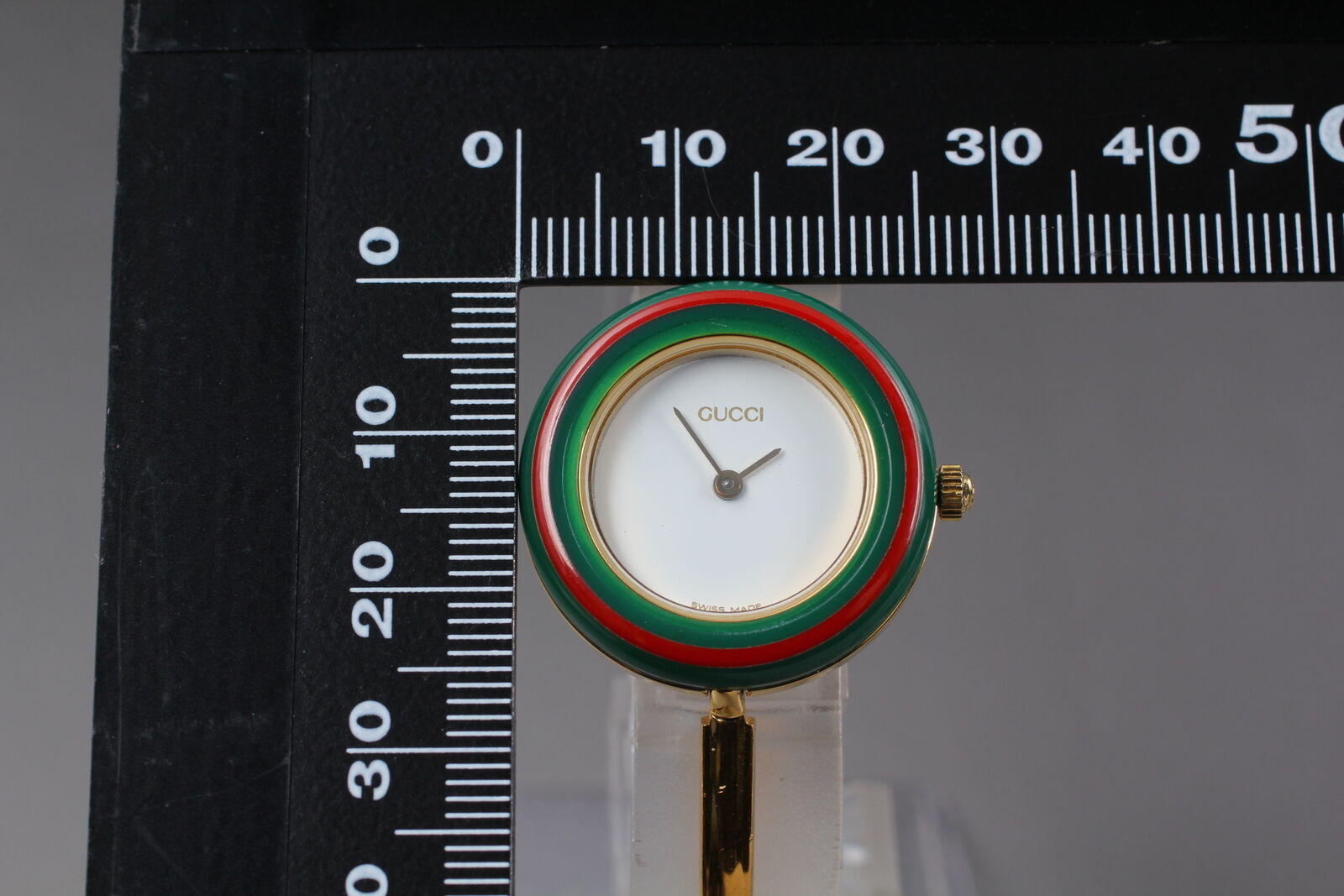 New Battery [Exc+5 Box] Gucci Change Bezel 11/12.2 12 Colors Women's Qz Watch JP